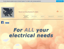 Tablet Screenshot of griffinelectricalinc.com
